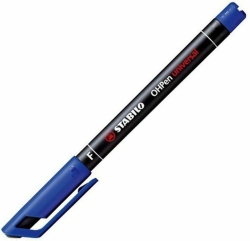 Stabilo Μαρκαδόρος OHP Permanet Small 841/41 Μπλε