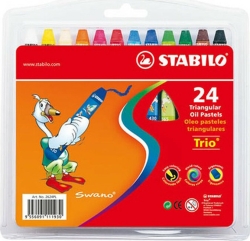 Stabilo Trio Λαδοπαστέλ 24χρ 2624PL