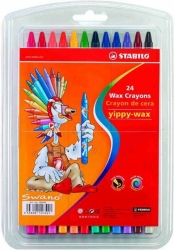 Stabilo Yippy Wax Κηρομπογιές Σετ 24τμχ 2824PL