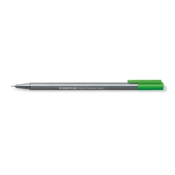 Staedtler Fineliner Μαρκαδόρος Στυλό Τριγωνικός Neon Λαχανί 334-501