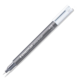 Staedtler Μαρκαδόρος Metallic Brush 6mm Λευκός 8321-0