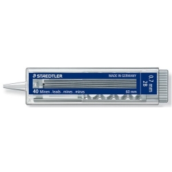Staedtler Μύτες Για Μηχανικό Μολύβι 0.7mm 2B 40τμχ 255-07-2B