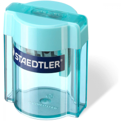 Staedtler Ξύστρα Βαρελάκι Διπλή Πλαστική Διάφορα Χρώματα 513-006