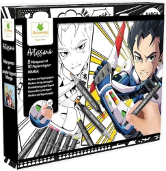 Sycomore Artissimo: Manga Creative Set (8 Μαρκαδόροι + 20 Φύλλα Ζωγραφικής) CREA047