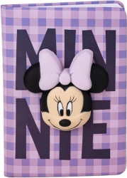 Τετράδιο 13Χ18 με Μαλακό Squishy Εξώφυλλο Minnie Mouse