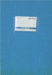 Τετράδιο Καρφίτσα Ριγέ 17x25cm 50φ Ανοιχτό Μπλε Linen 26741