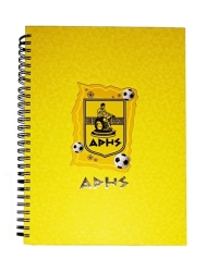 Τετράδιο Σπιράλ Με Σκληρό Εξώφυλλο 17x24cm 100φ Άρης 140019