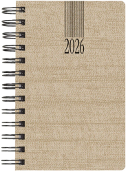 ΘΕΟΦΥΛΑΚΤΟΣ ΗΜΕΡΟΛΟΓΙΟ ΗΜΕΡ. 11Χ16,5 KASHMIR WIRE-O ΜΠΕΖ