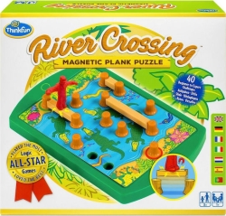 Think Fun Επιτραπέζιο Παιχνίδι River Crossing Magnetic Plank για 2 Παίκτες 7+ Ετών (EN) 76349