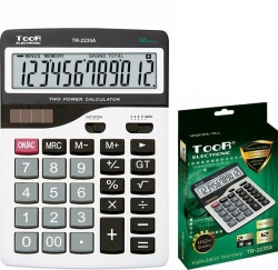 TooR Αριθμομηχανή 12 Ψηφίων 208x146mm TR-2235A