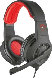 Trust GXT-310 Over Ear Gaming Headset με σύνδεση 3.5mm Κόκκινο 21187-02