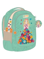 Τσάντα Πλάτης Must Team 32x18x43 3θηκες Flower Dress