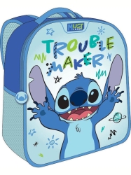 Τσάντα Πλάτης Νηπίου 26Χ10Χ32 1 Θήκη 3D EVA LILO & STITCH Trouble Maker