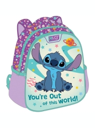 Τσαντα Πλατης Νηπιου 27Χ10Χ31 2Θηκες Lilo & Stitch You'Re Out Of This World