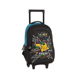 Graffiti Τσάντα Τρόλεϊ Δημοτικού 3 Θέσεις Pikachu 233251