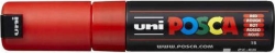 Uni Posca Μαρκαδόρος Ανεξίτηλος 8.0mm Κόκκινος PC-8K-15