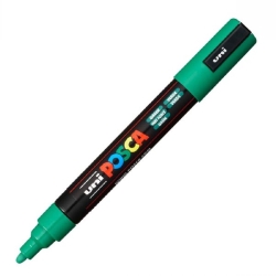 Uni Posca Μαρκαδόρος Ανεξίτηλος PC-5M 2,5mm Metallic Πράσινος