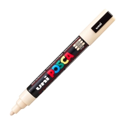 Uni Posca Μαρκαδόρος Ανεξίτηλος PC-5M 2,5mm Μπεζ
