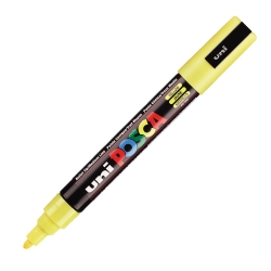 Uni Posca Μαρκαδόρος Ανεξίτηλος PC-5M 2,5mm Κίτρινος