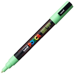 Uni Posca Μαρκαδόρος Ανεξίτηλος Πράσινο Ανοιχτό PC-3M-05
