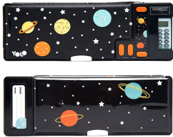Yolo Κασετίνα Retro Plus Με Κομπιουτεράκι Black Galaxy 11301