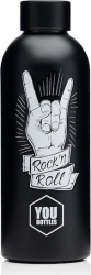 YouBottles Μπουκάλι Θερμός Ανοξείδωτο 500ml - Rock Style (YB-5027)