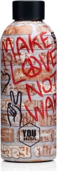 YouBottles Μπουκάλι Θερμός Ανοξείδωτο 500ml Make Love Not War YB-5007